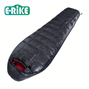 Sac de couchage en duvet pour temps froid E-RIKE -20°C, imperméable, type momie, ultraléger, en duvet de canard, pour le camping - Product Image 1
