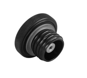 Nhà máy cung cấp CNC chính xác chuyển tùy chỉnh màu đen Nhôm phôi knurl nhiên liệu khí chủ đề cap - Product Image 2