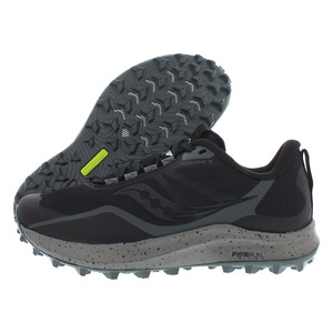 Zapatillas de Running para Mujer Saucony Peregrine 12, Color Negro Carbón, PwrRun Trail Running - Product Image 1