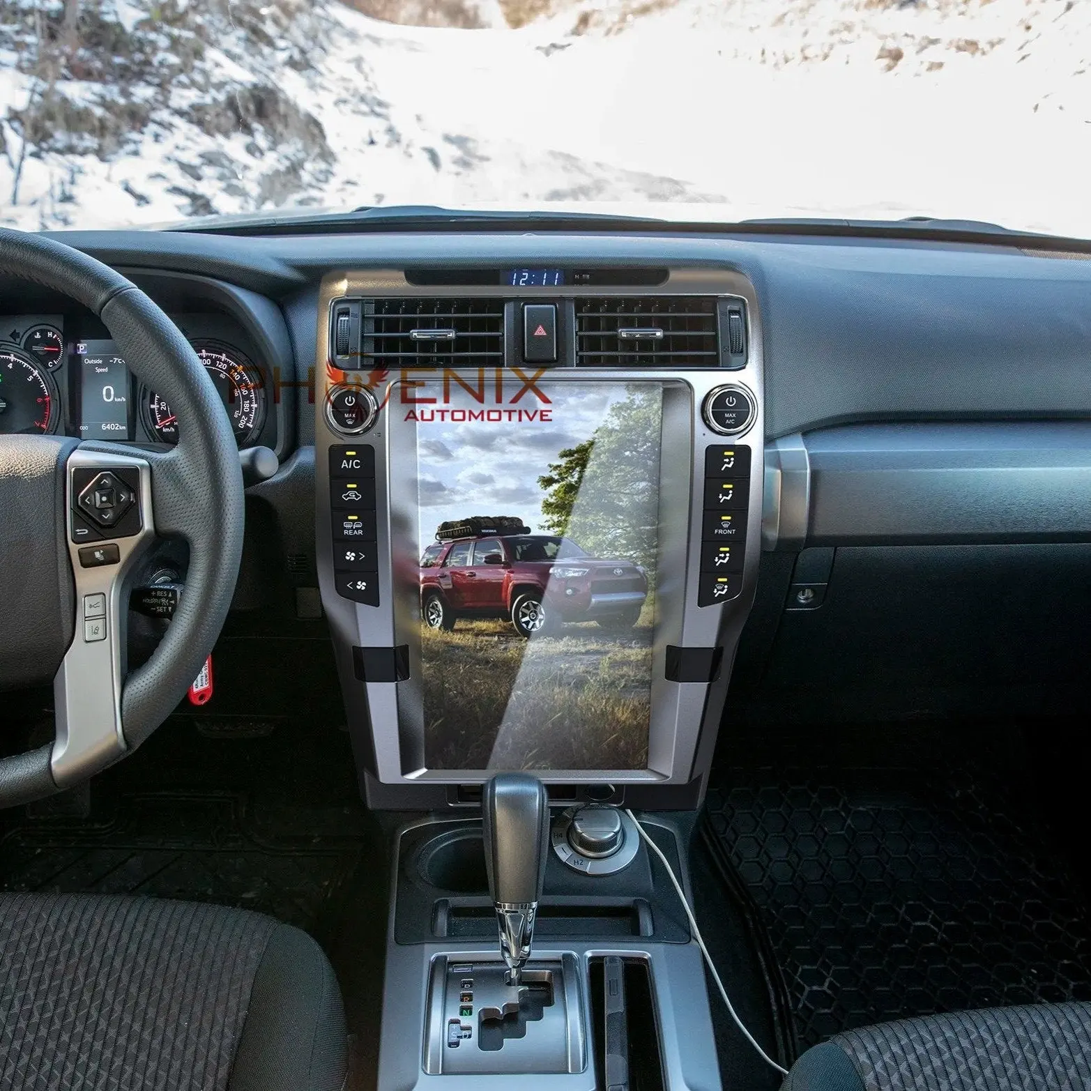 Pa 2022 16 "Android 10.0 Verticale Screen Auto Gps Navigatie Voor Toyota 4Runner 2010 - 2022 Tesla Radio