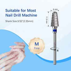 Khuyến mãi nóng: Mũi khoan mài móng chuyên nghiệp 3XC bằng cacbua vonfram dùng cho làm móng - Product Image 2