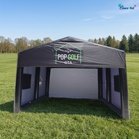 Cage d'entraînement de golf portable, simulateur de golf gonflable, projecteur, tente de tir avec écran