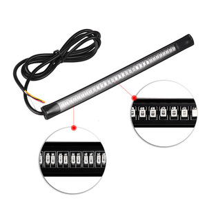 <span class=keywords><strong>Bande</strong></span> de clignotant <span class=keywords><strong>LED</strong></span> universelle 48SMD pour <span class=keywords><strong>moto</strong></span>, barre lumineuse flexible étanche personnalisée - Product Image 3