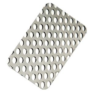 Lamiera Forata Decorativa in Acciaio Inox 304 316 con Fori Rotondi Micronati per Edilizia e Costruzioni - Product Image 2