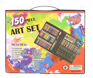Groothandel Prijs Niet Giftig Kids Kinderen Potlood Marker Tekening Aquarel Pen Speelgoed Set 150 Stuks Stuks - Product Image 6