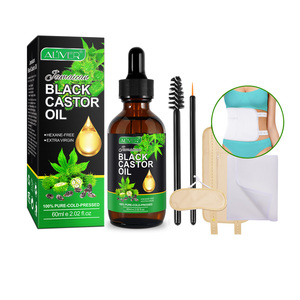 Aceites Esenciales para Masaje Corporal Aliver Skin Care, Alivio para la Piel Seca, Mejora la Circulación Sanguínea, Aceite de Ricino Negro Jamaicano para Unisex - Product Image 1