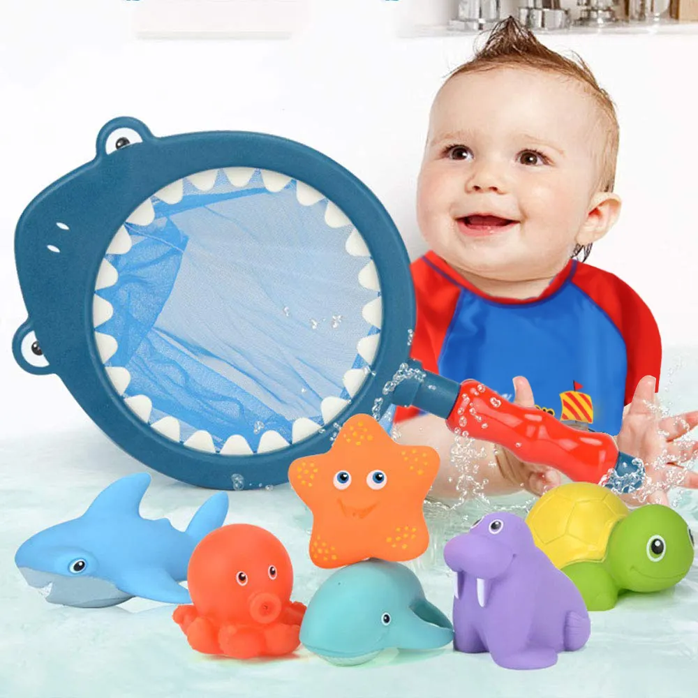 En çok satan bebek yüzen fışkırtma Bathtime eğlenceli öğrenme eğitim oyuncaklar bebek banyo fışkırtma oyuncaklar