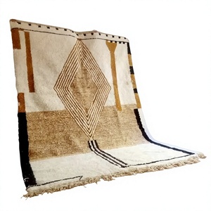 Tapis de luxe marocains au design vintage, tuftés à la main en laine, prix de gros, tapis berbères marocains pour salon - Product Image 1