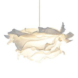 Lampada da Soffitto in Stile Nordico Europeo con <span class=keywords><strong>Paralume</strong></span> a Nuvola Bianca in Carta per Ristorante, Camera da Letto, Hotel, Casa - Product Image 1