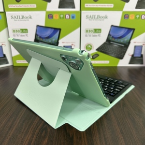 2025 nuovissimo SAILBOOK B30 <span class=keywords><strong>Lite</strong></span> AI <span class=keywords><strong>Tablet</strong></span> 10.1 pollici di alta qualità fondina rotante 360 grado BT tastiera Mouse 12GB memoria MTK - Product Image 5