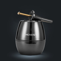Allume-cigare hybride électrique à huile et à kérosène de bureau en acier inoxydable Baicheng avec cendrier