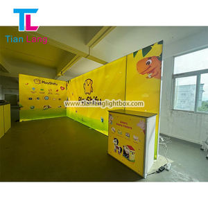 Customized Silicone Edge Double <b>Sided</b> Backlit Lightbox Fabric Displays Freestanding <b>LED</b> <b>Light</b> Boxes Illuminated Lightbox Sign - Product Image 6