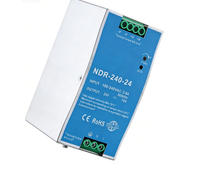 Alimentation électrique industrielle AC-DC 480W 24V 20A/10A, entrée simple 85-264VAC, protection contre les surtensions/surcharges pour boîte de distribution