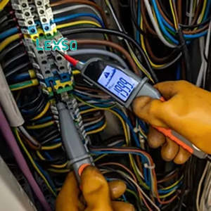 Medidor de resistencia de aislamiento Lexso, medidor LCR digital portátil para pruebas eléctricas - Product Image 4