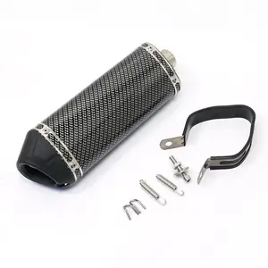 Leovince carbon fiber cylinder CBR500 R1R6gsx6007501000FZ6N exhaust pipe for motorcycle modification
