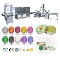 Ligne de production automatique chauffante pour remplissage quantitatif capsulage huile de refroidissement cire capillaire masque capillaire peut flacon emballage verre