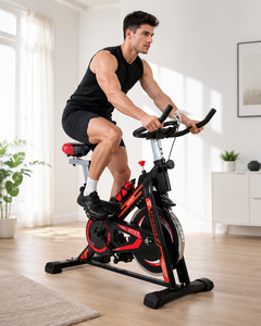 Bicicleta Estática Compacta para Espacios Pequeños, Resistencia Magnética, Silenciosa, Inteligente, <span class=keywords><strong>con</strong></span> <span class=keywords><strong>Bluetooth</strong></span>, Bicicleta de <span class=keywords><strong>Spinning</strong></span> para Uso Doméstico, Gran Capacidad de Carga - Product Image 2