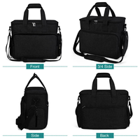 Sac de transport pour chien OEM, imperméable, avec organisateur multi-poches, 2 contenants pour nourriture, 2 bols pliables pour le travail