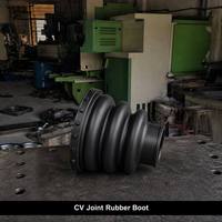 Cache-poussière flexible en caoutchouc pour joint homocinétique, avec rebord cannelé, protection de suspension d'essieu automobile, soufflet moulé