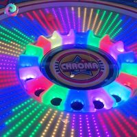 Machine de jeu d'arcade à pièces multi-joueurs en acier inoxydable et plastique, jeu de billets de loterie, roue de la fortune, trésor
