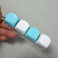 Vente en gros d'usine, boutons de clavier mécaniques à LED, boutons de clavier sensoriels anti-stress 1 2 3 4, interrupteur mécanique, lumière LED, porte-clés à clic