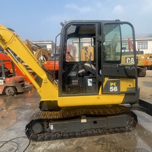 Used KOMATSU PC56 Mini Excavator 5.6 Ton Hydraulic Crawler Excavator Construction Machinery - Product Image 4