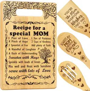 New Hot Selling New Gifts for Mom Home Furnishings Christmas Kitchen Gifts Chopping Board Sets Kitchen Accessories