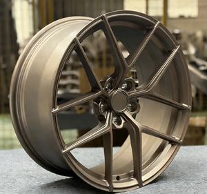 Jantes forgées en bronze mat avec design en Y, 17 18 19 20 21 22 23 24 pouces, compatibles avec <span class=keywords><strong>BMW</strong></span> Série M, Audi <span class=keywords><strong>RS</strong></span>, Benz AMG, jantes modifiées - Product Image 3