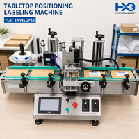 Machine d'étiquetage automatique de bouteilles rondes de table, directement de l'usine, avec alignement précis des étiquettes pour diverses bouteilles rondes