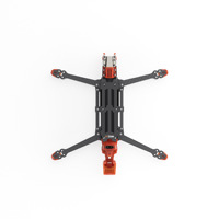 Pour GEP-MOZ7 V2 Châssis de drone FPV longue portée 7,5 pouces, hélice 8 pouces, bras en fibre de carbone et métal 6 mm, support VTX numérique HD et GPS