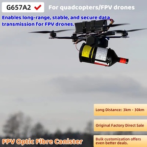 Sợi Quang thông tin liên lạc Canister FPV <span class=keywords><strong>drone</strong></span> 0.27mm sợi vô hình 3km 5km 10km 20km phạm vi - Product Image 2