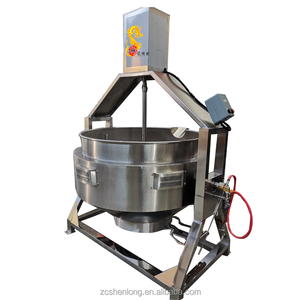 100L 200L 300L 600L điện sưởi ấm trộn dâu tây mứt trái cây nước sốt cà chua làm trọng Ấm đun nước nấu ăn nồi trộn máy - Product Image 4