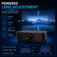 Proyector Láser 3LCD WUXGA de 15000 Lúmenes ANSI con Lentes Opcionales para Auditorios y Grandes Espacios