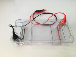O tanque da eletroforese do gel do horizonte do sistema 400ml da análise da seqüência do ADN dos instrumentos de pesquisa do laboratório para identifica separado prepara o ADN