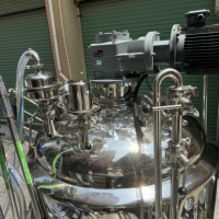 Bouilloire industrielle de mélange d'homogénéisation de crème 1000L 2000L Mayonnaise anti-mousse sous vide Machine à fabriquer le miel