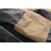 Veste matelassée d'hiver pour homme grande taille, imperméable et coupe-vent, fermeture éclair, uniforme de travail