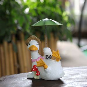 En gros Polyrésine Animal Sculpture Artisanat Dessin Animé Résine Canard Ornement Décoration pour <span class=keywords><strong>Jardin</strong></span> pour Jardinier <span class=keywords><strong>Statue</strong></span> - Product Image 5