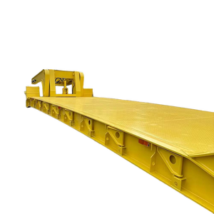 Camabajas 4 Ejes Lowboy Remolque Grúa Transporte Camión Remolques Lowboy Trailers Rogers Palabras clave - Product Image 3