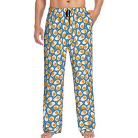 Pantalons de pyjama pour jeunes et hommes, fabricant de tailles personnalisées, pyjamas grande taille d'été, vêtements de nuit doux, pyjama de luxe, impression par sublimation