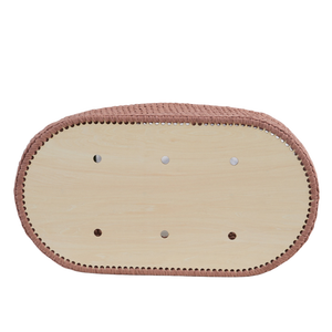 Panier à langer rose avec matelas à langer en mousse et housse imperméable, panier de Moïse, surmatelas à langer - Product Image 6