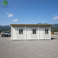 Maison conteneur modulaire préfabriquée en acier contemporaine de 20 pieds, détachable et portable, pour appartements, hôtels, camping