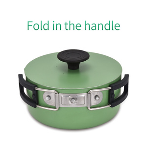 Ustensiles de cuisine de camping portables pliables en aluminium léger Cuisine en plein air Matériaux écologiques compacts et portables - Product Image 5