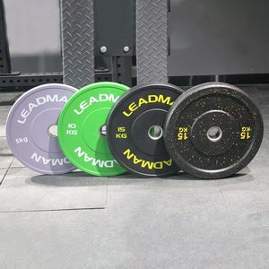 Gym Iwf Barbell Bumperplaat Kruimel Gewicht Schijven Competitie Kleur Camo Vlek Plaat Powerlifting Rubber Bumperplaten Set - Product Image 5