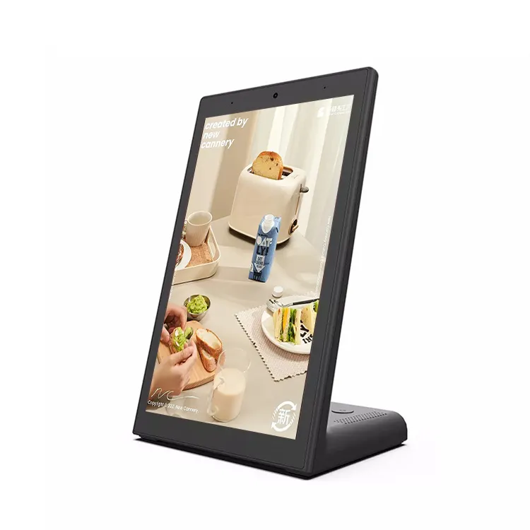 10 inç tablet PC L şekli kapasitif değerlendiricisi bankası restoran sipariş NFC masaüstü android tablet hepsi bir arada
