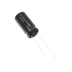 ตัวเก็บประจุแบบฝังรู 270 ไมโครฟารัด อลูมิเนียม 35 โวลต์ แบบมีขั้ว UHW1V271MPD - Product Image 1