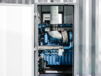 Genset Diesel 580KW 680KW Tahan Cuaca dalam Kontainer dengan Pengontrol Smartgen dan Fungsi Paralel untuk Pasokan Listrik Off Grid