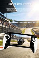 Console de jeu portable rétro Hot X9 avec écran HD de 5,5 pouces, rétro 360 °   Manette de jeu vidéo rétro antidérapante, cadeau pour enfants