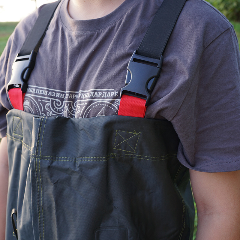 Waders Outdoor Lichtgewicht Vis Steltlopers Voor Mannen En Vrouwen, PVC Waterdichte Borst Waadvogellaarzen Voor Waden En Jagen, 8 Maten(Printed,43 EU