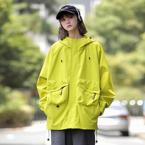 Giacca Impermeabile e Antivento per Escursionismo, Unisex, Vestibilità Comoda, con Cappuccio e Tasche, per <span class=keywords><strong>l</strong></span>'Autunno - Product Image 1