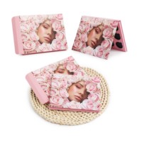 Vente promotionnelle emballage pliant de luxe multicolore avec plateau de fard à paupières miroir désert 6 18 24 36 couleurs
